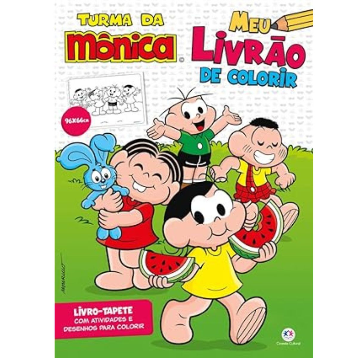 Livro-tapete Turma Da Mônica: Meu Livrão De Colorir - Ciranda Cultural Livro-tapete Turma Da Mônica: Meu Livrão De Colorir - Ciranda Cultural